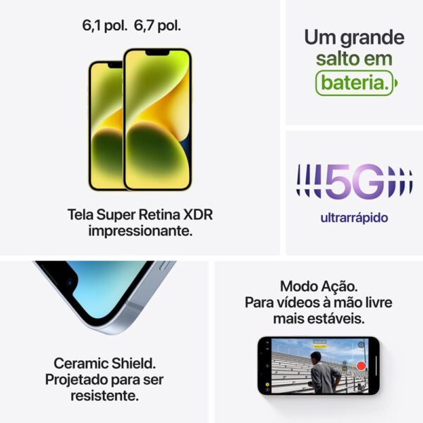 IPHONE 14 128GB PRETO - Lote 5 unid. - Image 5